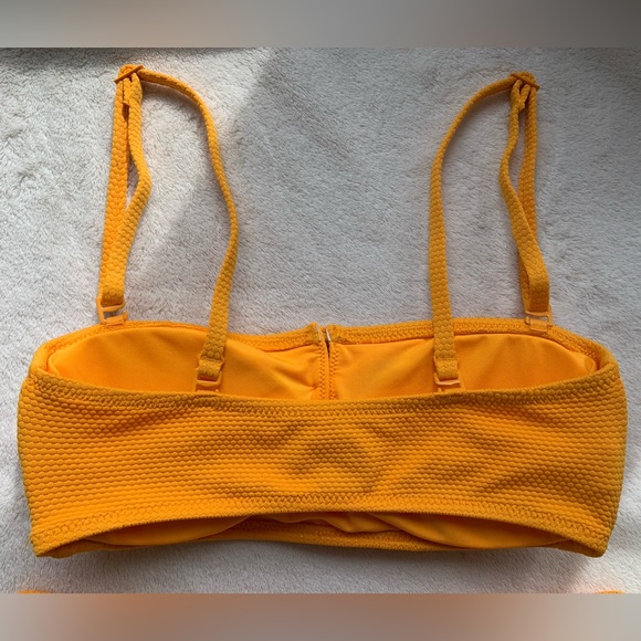 Aerie pique buttoned bandeau and cheeky bottoms bikini set - Picture 15 of 16